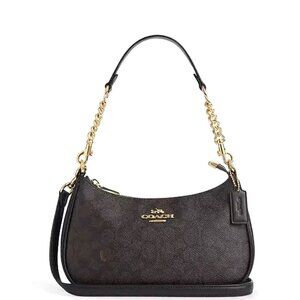 COACH Teri Shoulder Bag In Signature Canvas
